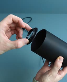 Cannon spotlight lamp 3d model