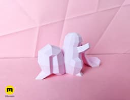 Lickitung Low Poly Pokemon 3d model