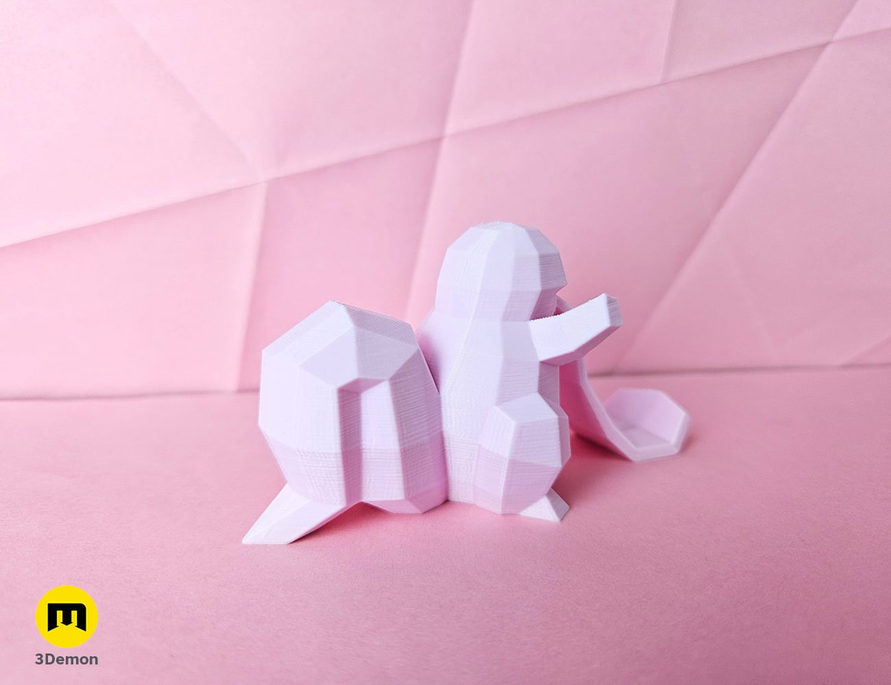 Lickitung Low Poly Pokemon 3d model