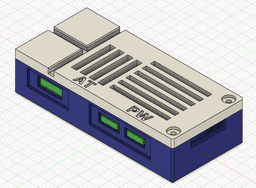 Raspberry pi zero w camera case 3d model