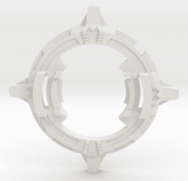 BEYBLADE SPIN DRAGOON | COMPLETE | PLASTIC GEN SERIES 3d model