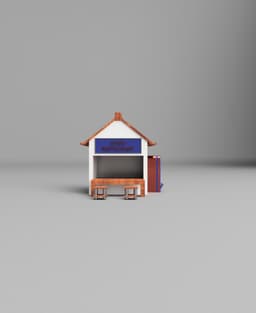 Sushi Restaurant 3d model