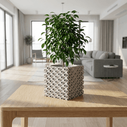 Planter with dripping tray 3d model