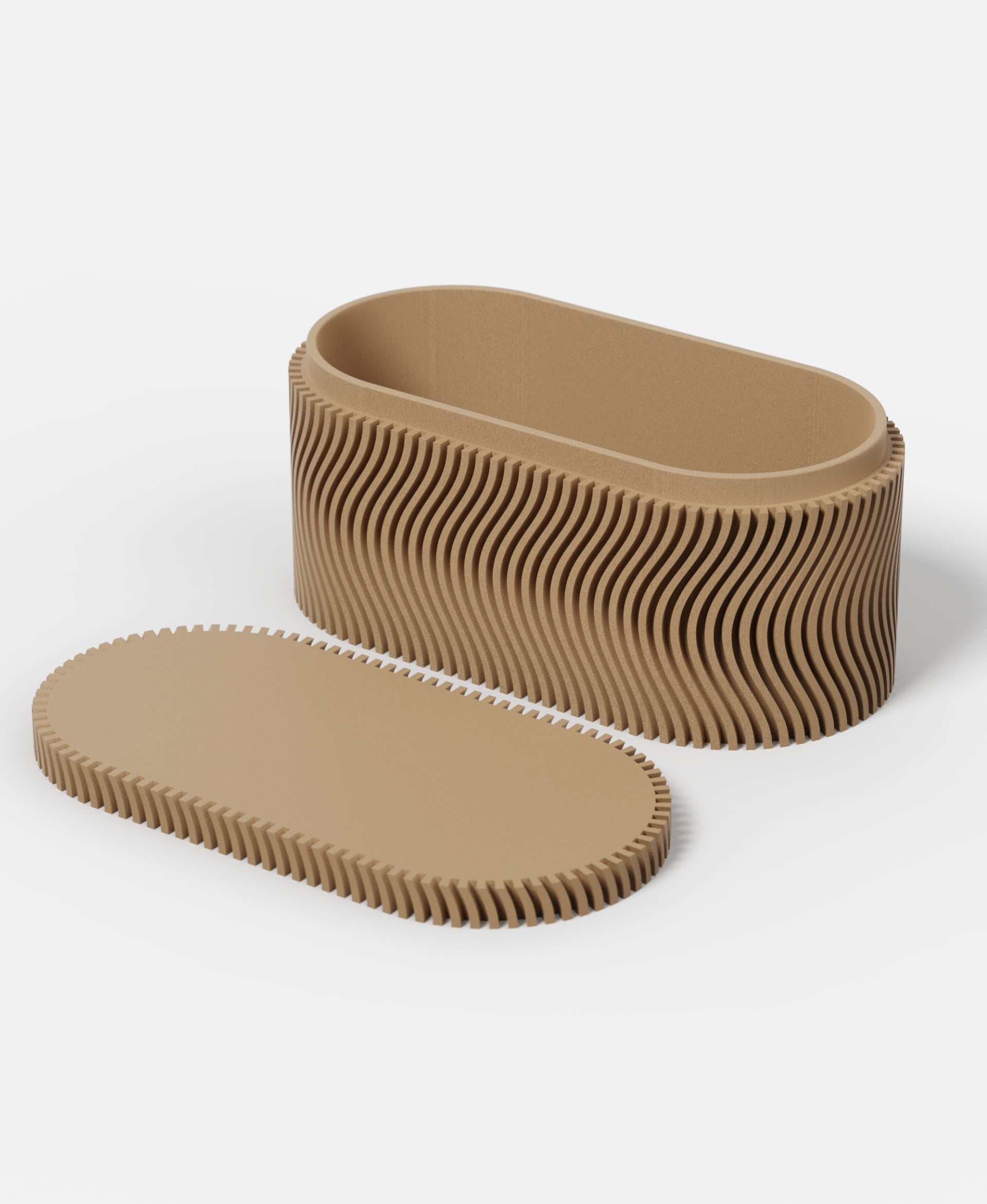 WAVE Collection - Desk Organizer Set 3d model