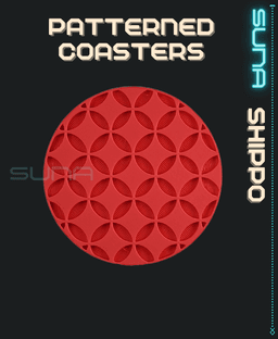 Coaster - Shippo / Seven Treasures 3d model