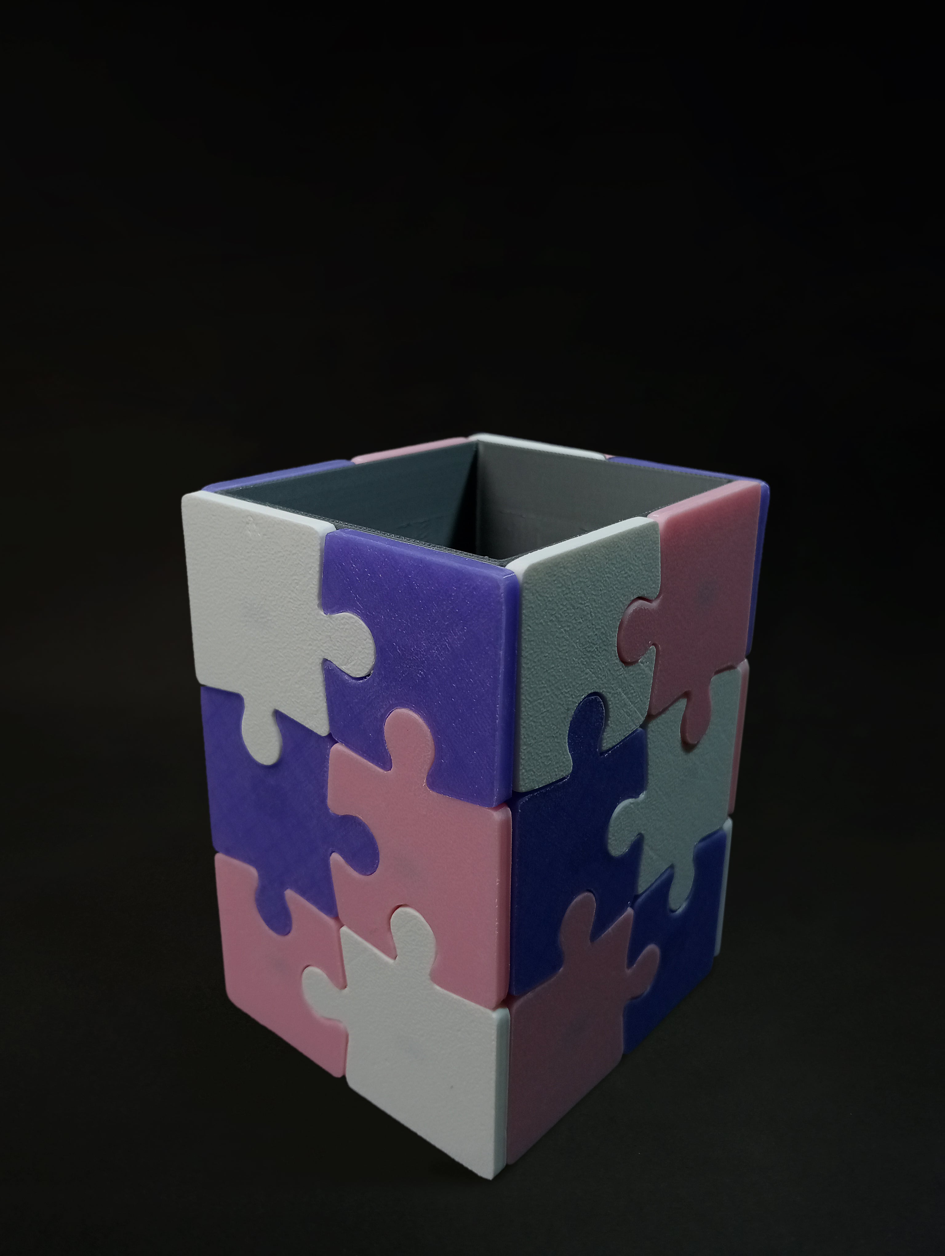 Puzzle Pencil Organizer 3d model