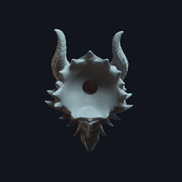 Dragon v4 Action Figure Head 3d model