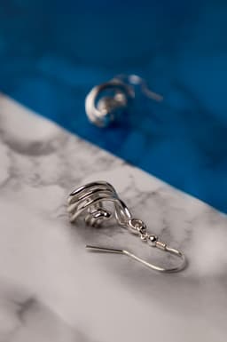 Convoluted Earrings 3d model