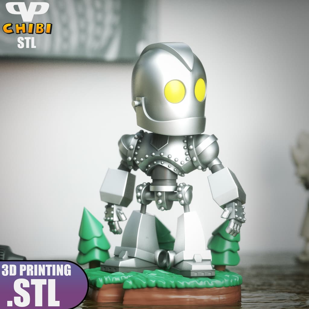 Iron Giant Chibi STL for 3D Printing ChibiSTL 3DXM 3d model