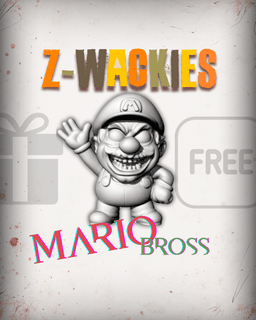 Z-WACKIES MARIO BROSS FOR FREE 3d model