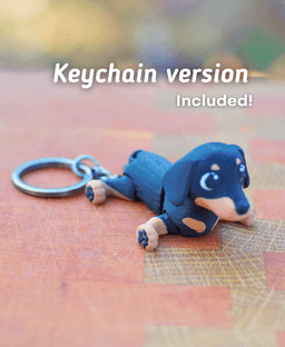 Dachshund - Articulated Ludo Dog 3d model