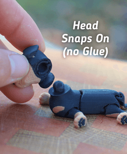 Dachshund - Articulated Ludo Dog 3d model