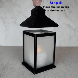 LED Lantern (Tea Light) 3d model