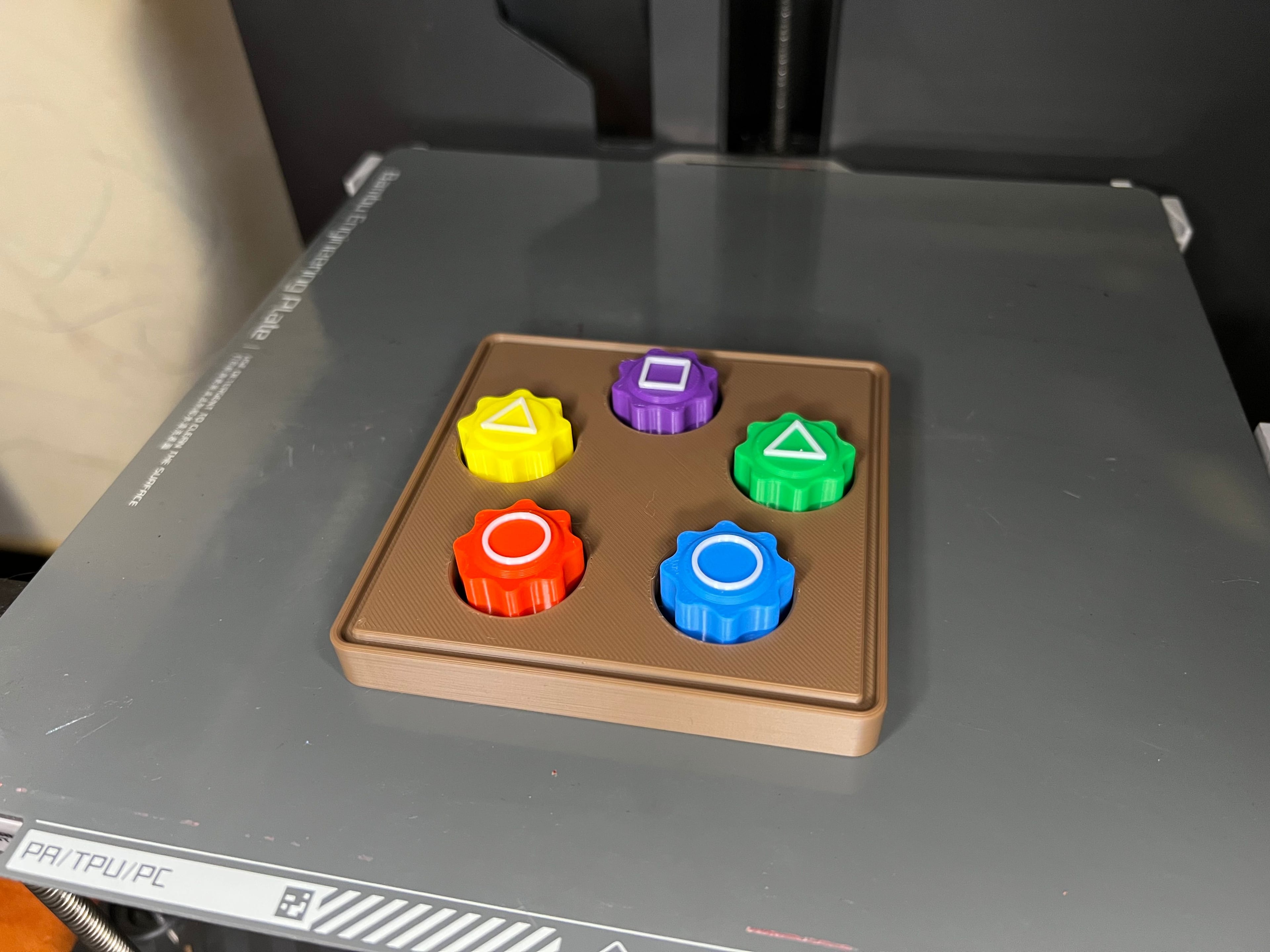 Squid Games Gonggi With Base 3d model