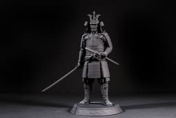 Samurai Figure (Pre-Supported) 3d model