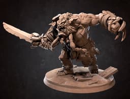 Zhurk, the Bugbear Chief 3d model