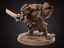 Zhurk, the Bugbear Chief 3d model