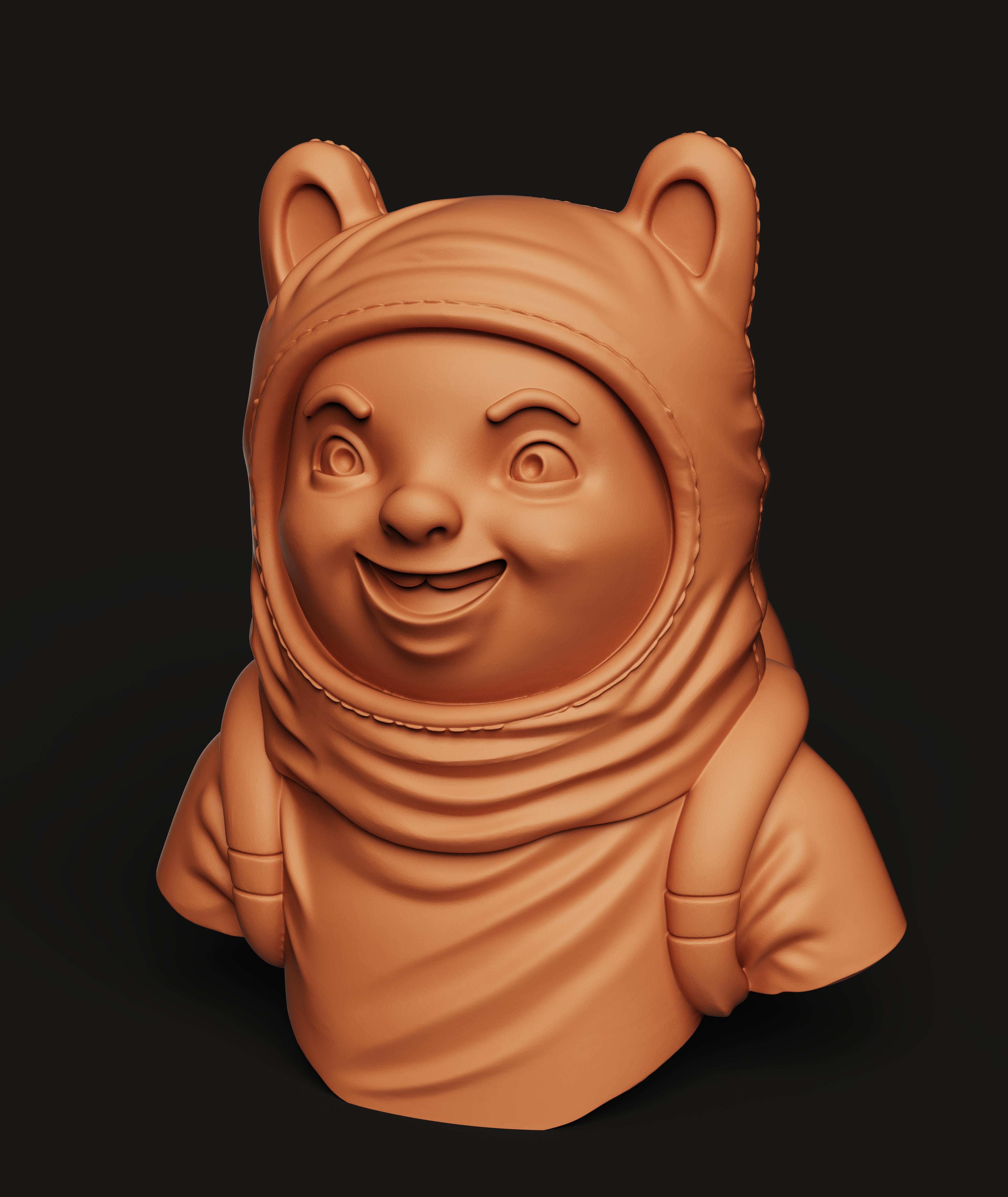 Finn Adventure Time Multi-Color 3MF | Cartoon | Bambu Ready 3d model