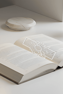 Sunflower Bookmark, Creative Bookmark, Gift Idea 3d model