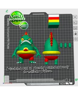 Swampfin / Spooky Minis 3d model