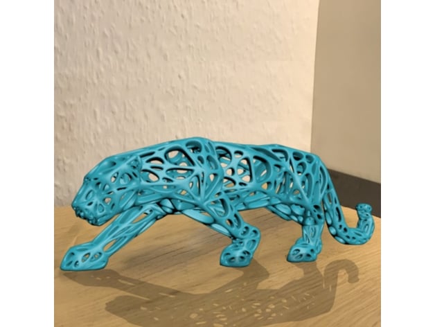 panther organic holes 3d model