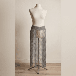 Chainmail Skirt Belt with Chains 3d model