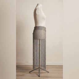 Chainmail Skirt Belt with Chains 3d model