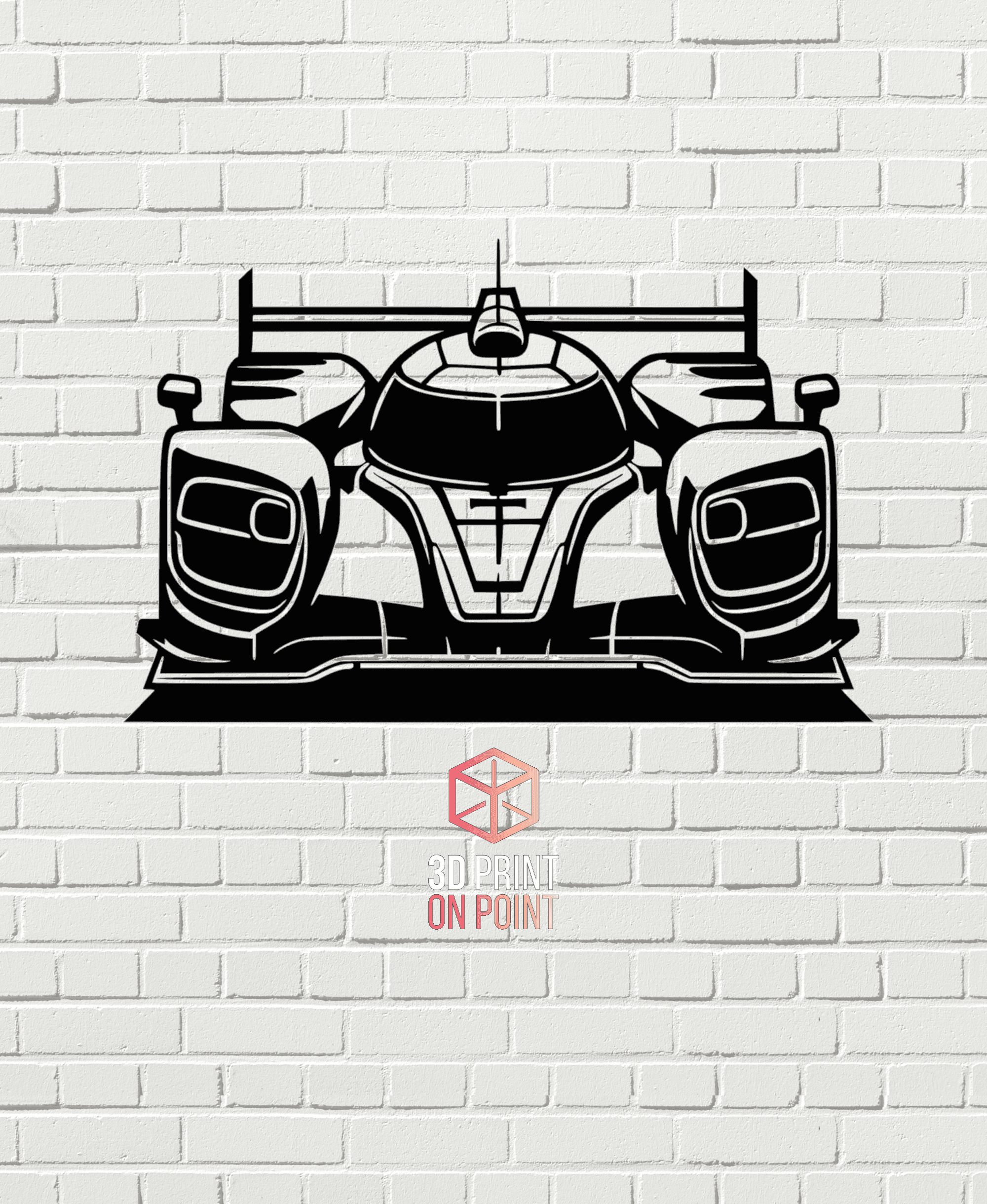 LMP2 24H DU MANS - 2D WALL ART 3d model