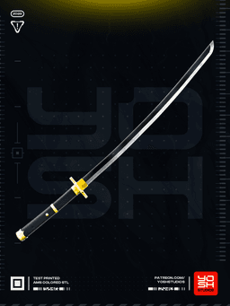 Green Pirate Katanas 3D Printer STL 3d model