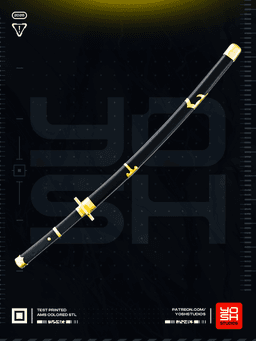 Green Pirate Katanas 3D Printer STL 3d model