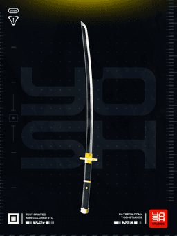 Green Pirate Katanas 3D Printer STL 3d model