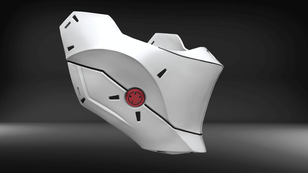 Cyborg Mask V1 3d model