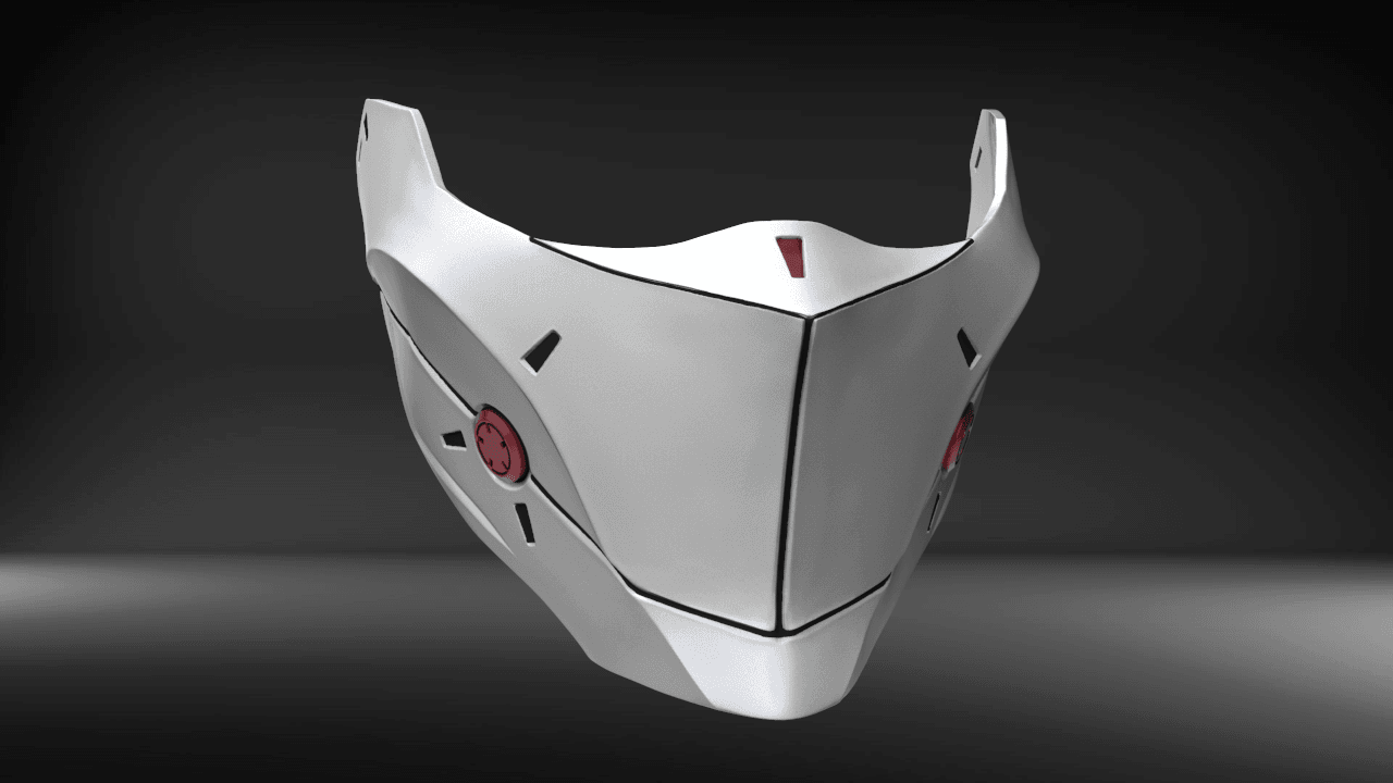 Cyborg Mask V1 3d model