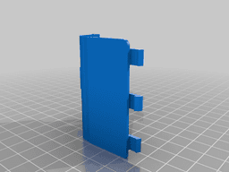 Xbox One Controller Battery Cover with MicroUSB Guide 3d model