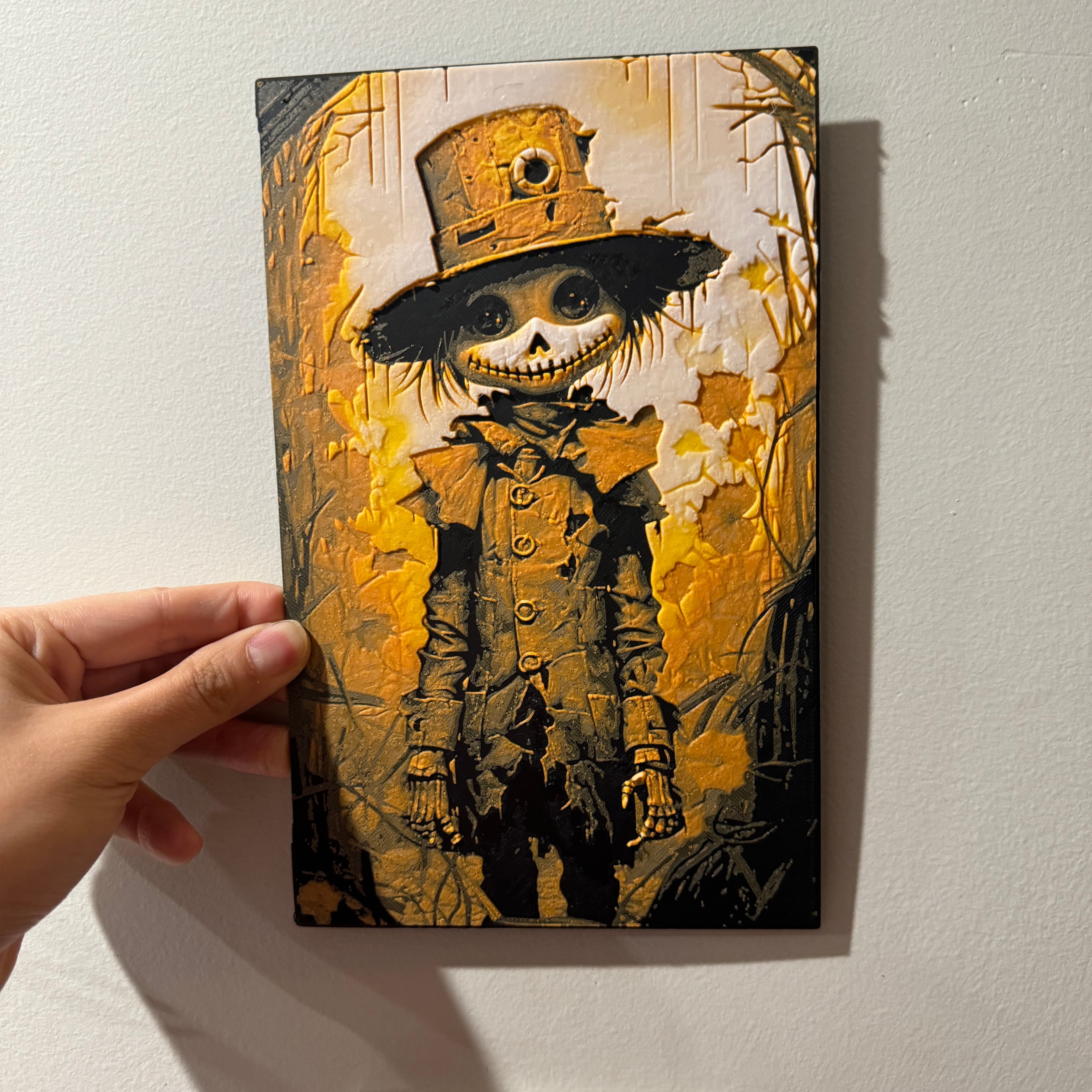 Scarecrow in a Hat 3d model