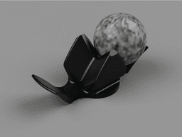 Baoding Ball Desk Stand - Large 3d model