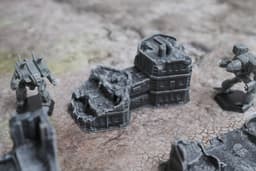 Industrial Dual Hex - Damaged 3d model