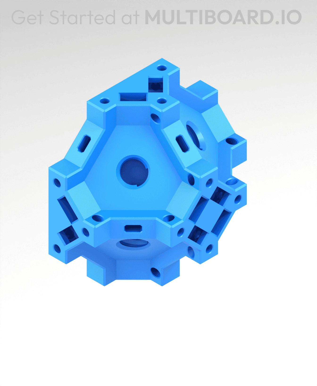 Quad Corner - Multiboard Beam 3d model