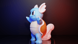 Wartortle By Colors 3d model
