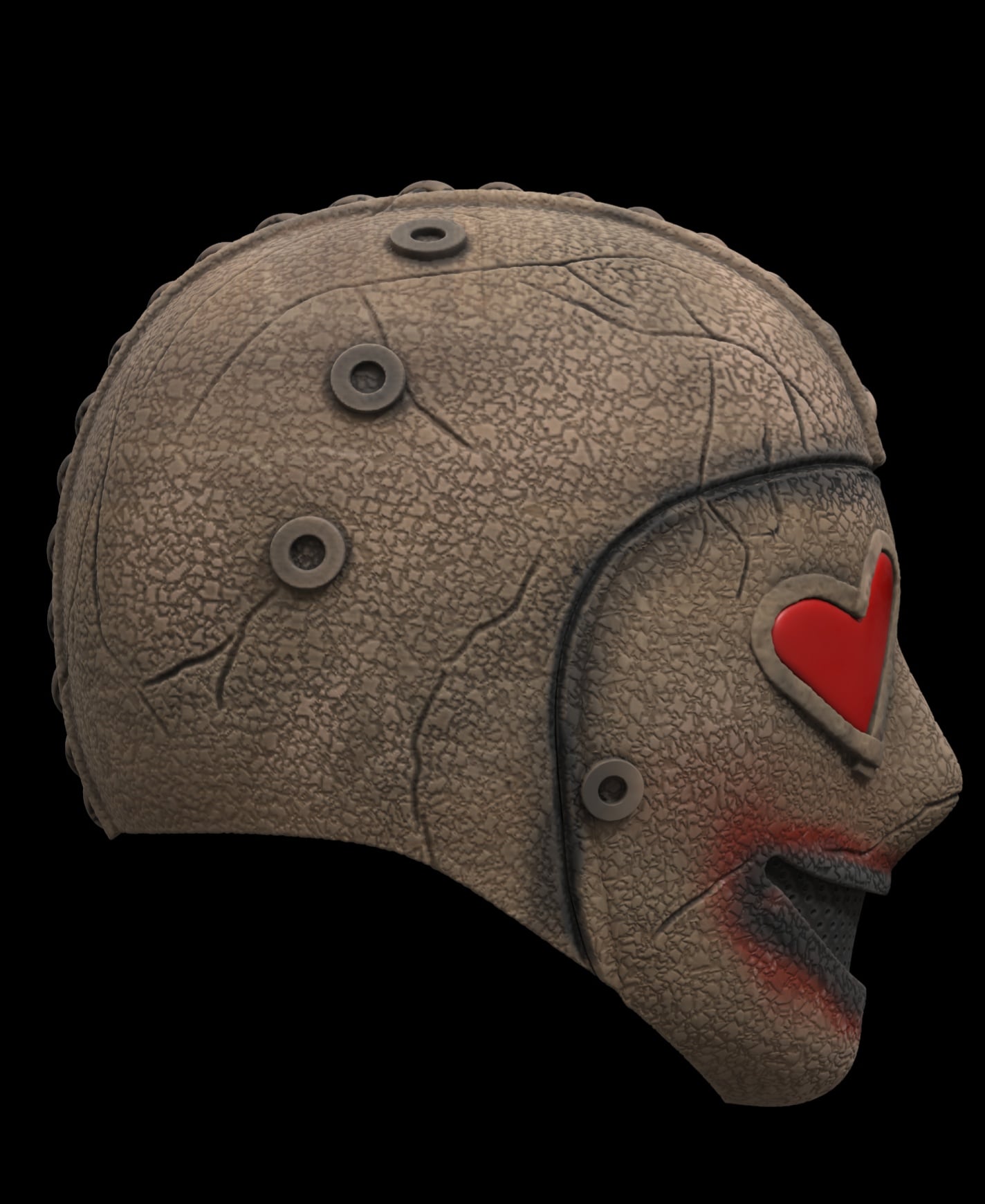 Heart Eyes Killer Mask 3d model