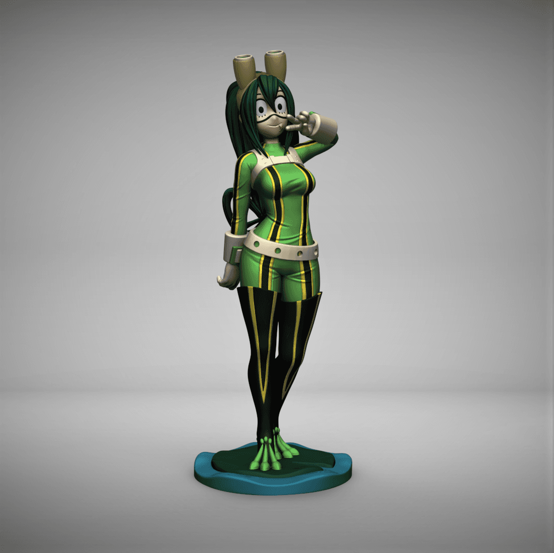 Tsuyu Asui (Froppy) Peace Sign -My Hero Academia 3d model
