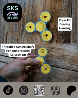 Classic fidget Spinner free model 3d model