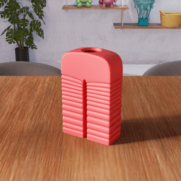 Arch Ribbed Vase 3d model