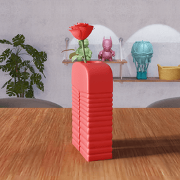 Arch Ribbed Vase 3d model