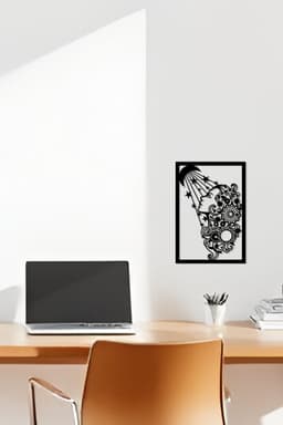 Moon Wall Art, Wall Decor, Home Decor 3d model