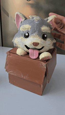 Puppy Box 3d model
