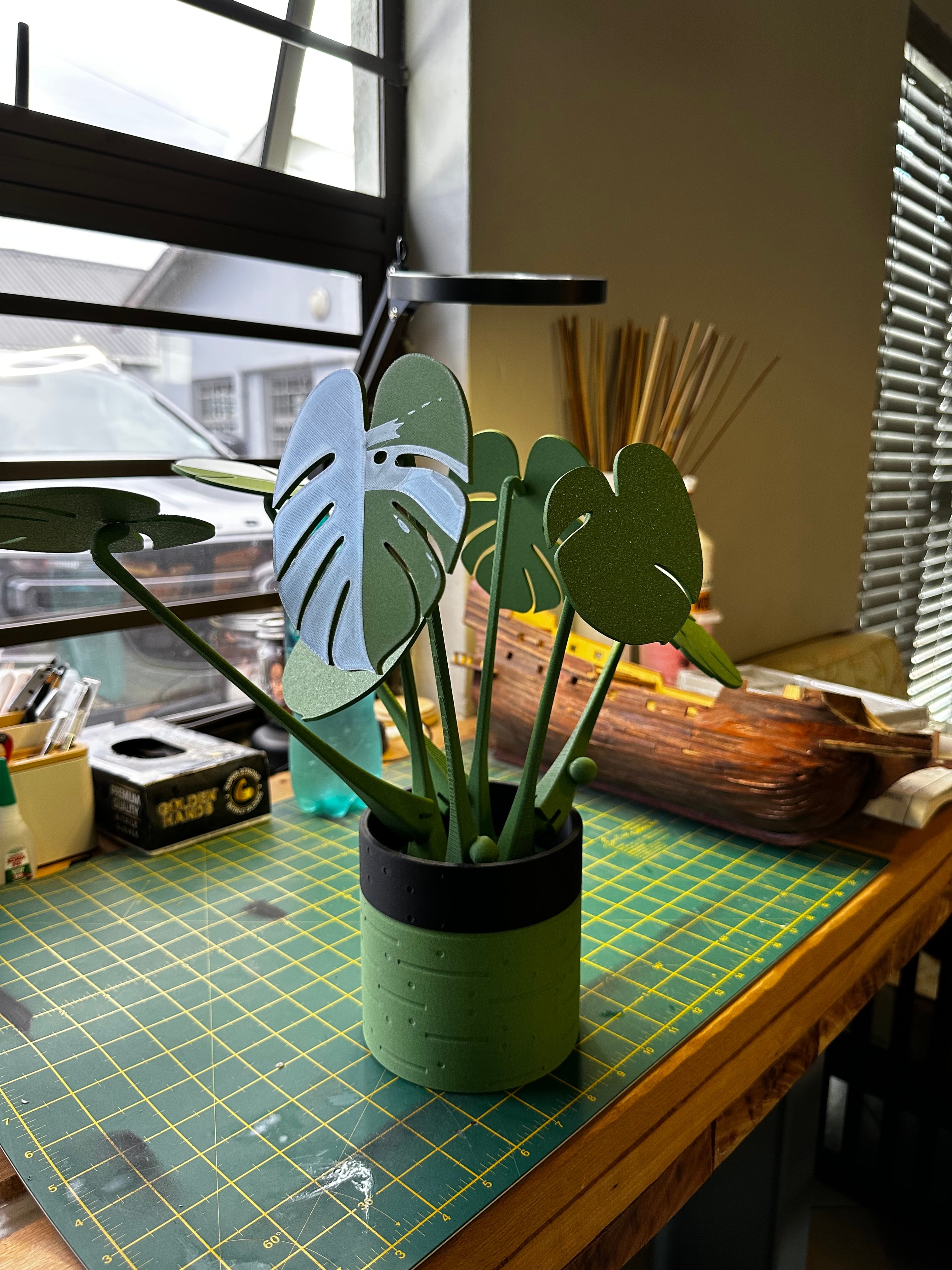 This was a super fun to print, the black came out brilliant with the matcha green
