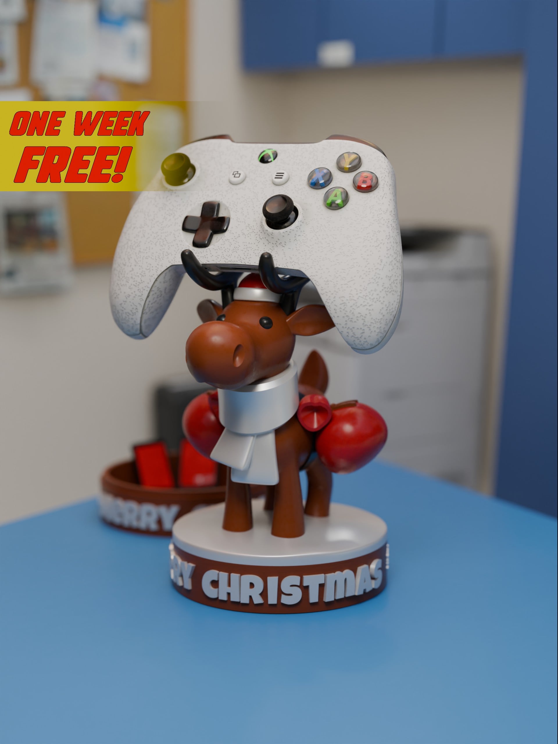 Reindeer Controller Stand 3d model