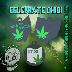 GET HIGH OHIO Keychains! 3d model