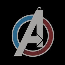 Avengers Keychain - D-Designhub | Avenger Keychain - 3d model